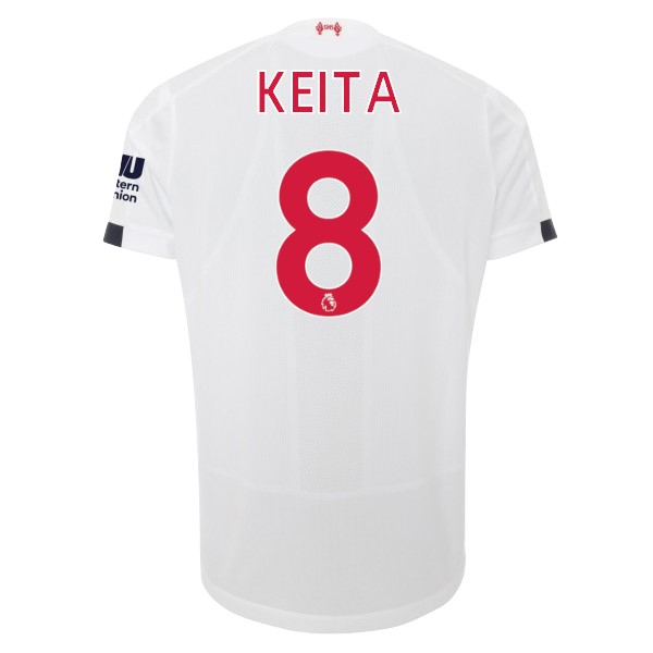 Camiseta Liverpool NO.8 Keita 2ª 2019-2020 Blanco
